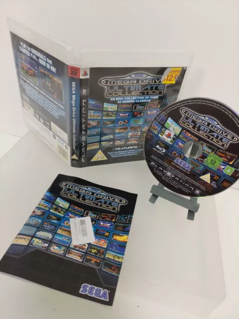 Sega Mega Drive Ultimate Collection Sony Playstation 3 Game With Manual