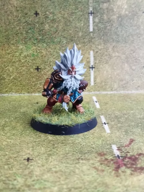 Grombrindal the white dwarf for Blood Bowl painted