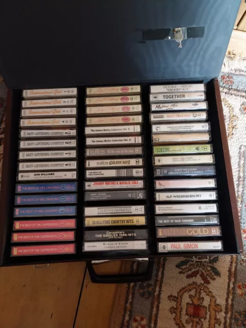 cassette tapes in Briefcase job lot Bundle