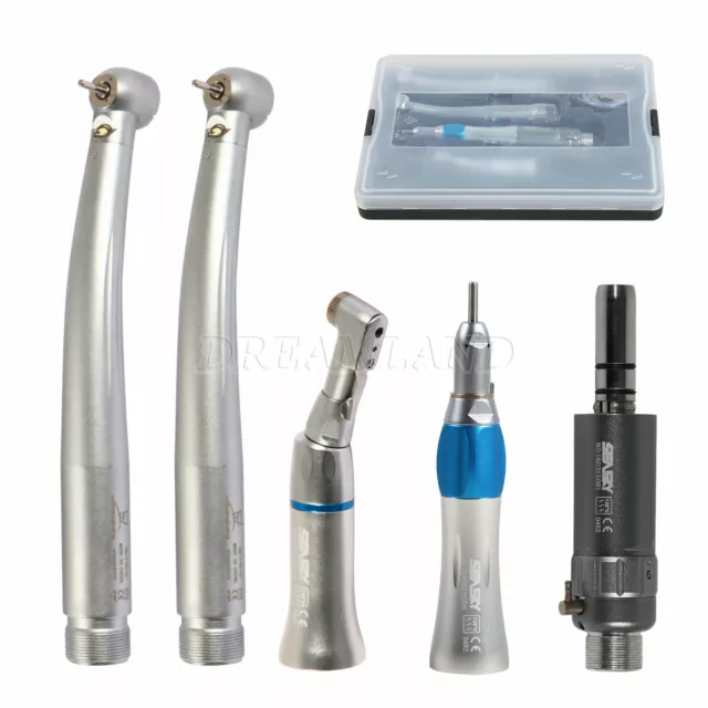 NSK Style Dental Pana Max LED High low Speed Handpiece 2 Holes Turbine Kit