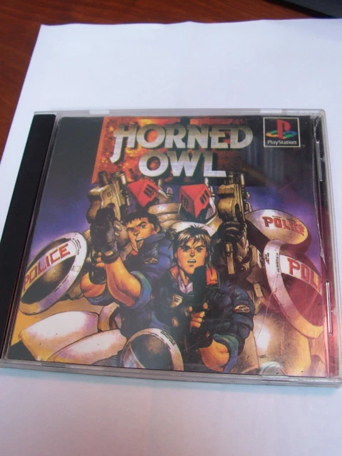 HORNED OWL PS1 Game Japanese Writing Import. Play Station 1