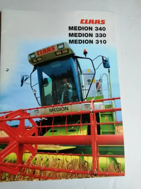 Prospekt Claas MEDION 310-340   Mähdrescher