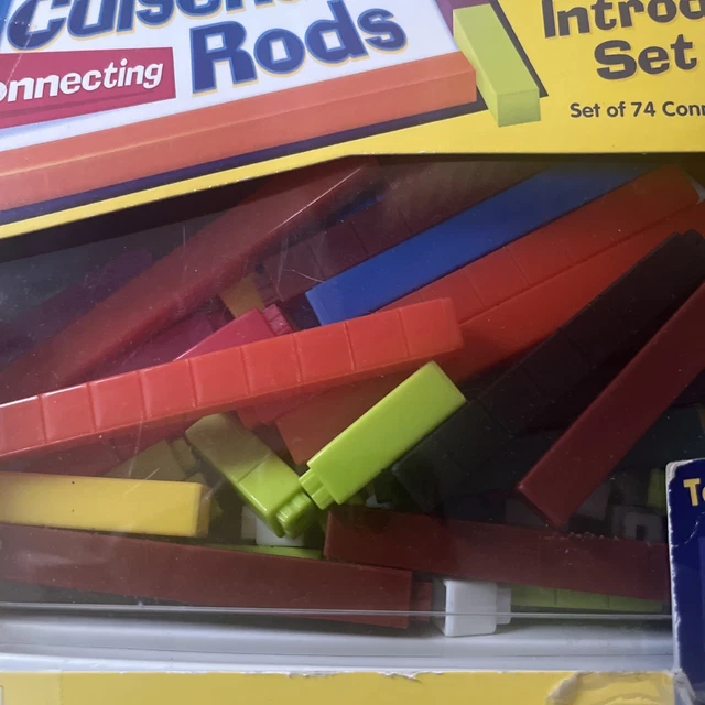 LEARNING RESOURCES CUISENAIRE Interlocking Mathematic Rods Introductory ...