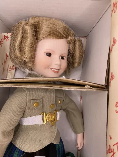 Danbury Mint Shirley Temple Dolls of the Silver Screen Wee Willie Winkie 14”