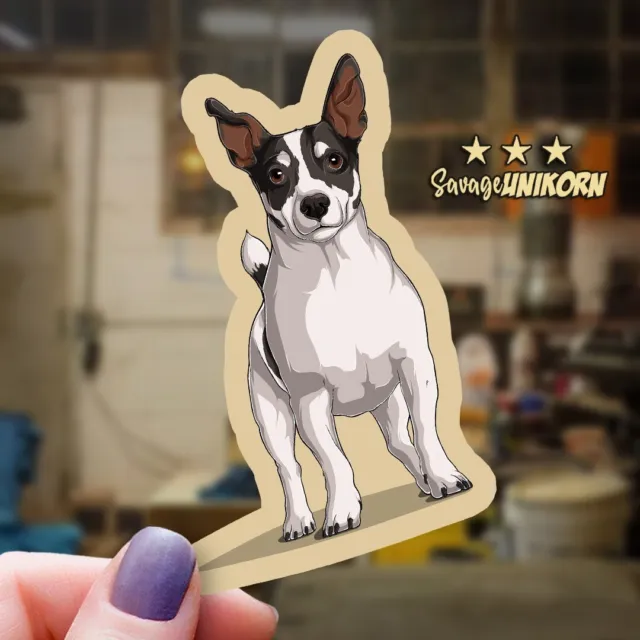 Jack Russell Terrier Vinyl Sticker!