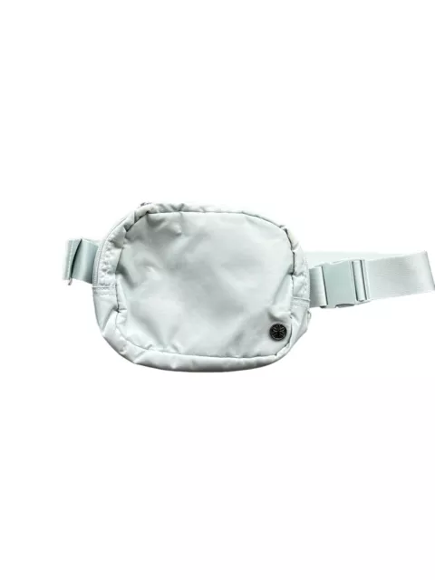 Gaiam Yoga Sidekick  Waist Fanny Pack, Light Gray Pre Owned