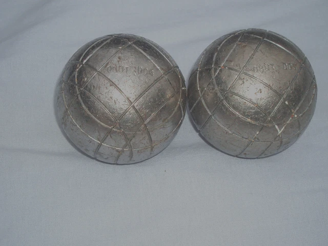Superbe Lot De 3 Boules De Pétanque Obut Super Inox – 735g – Anciennes Et Rares