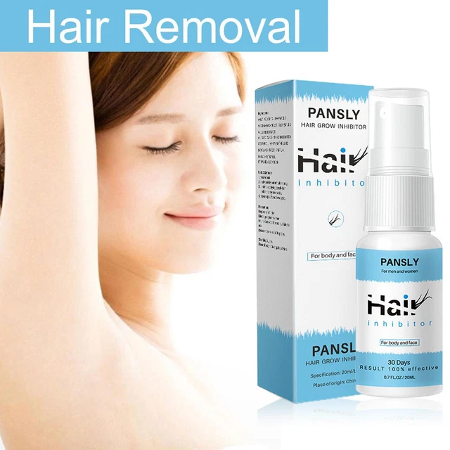 Spray para cabello suave a base de hierbas Pansly inhibidor permanente del crecimiento del cabello T5Z3