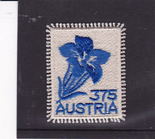 Österreich 2008 - Stickereimarke Enzian - ANK 2801 ** postalische Besonderheit