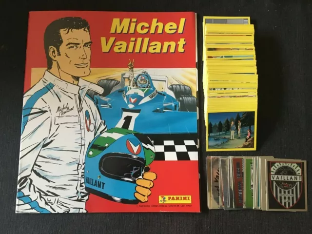 Set Complet 216 Stickers + 18 Rare + Album Vide Panini Michel Vaillant 1992