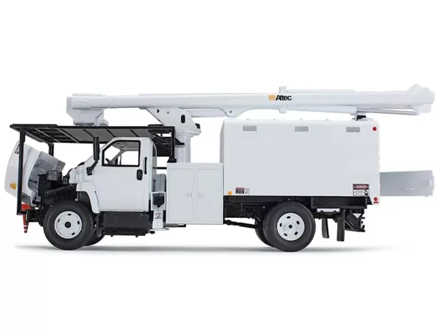 GMC C7500 Tree Trimming Truck White "Altec" 1/34 Diecast Model by First Gear 3