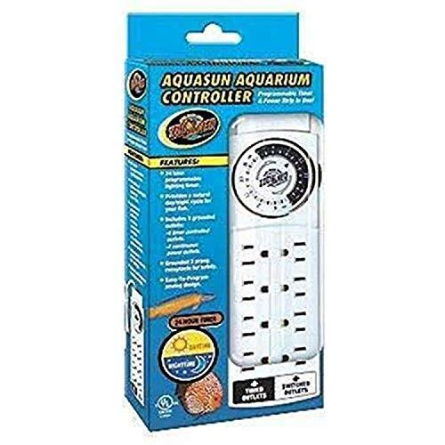 Zoo Med AquaSun Aquarium Controller Timer & Power Strip White