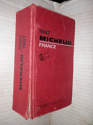 MICHELIN France Pneu Michelin 1987 viaggi saggistica libro turismo guida di