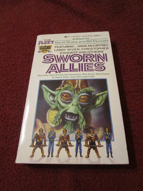 Fleet #4: Sworn Allies ed. David Drake & Bill Fawcett SIGNED x2 Jody Lynn Nye Fleet #4: Sworn Allies ed. David Drake & Bill Fawcett SIGNED x2 Jody Lynn Nye