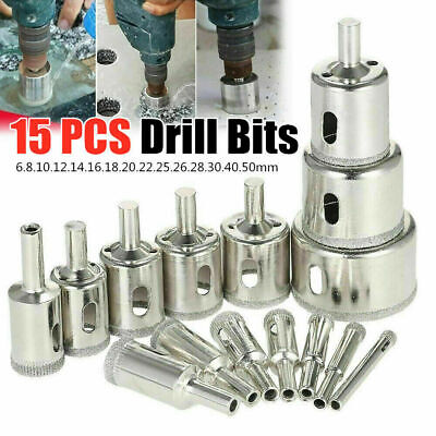 Diamond Drill Bits Glass Saw Cutter Set for Cutting Hole Ceramic Tile Hole Maker