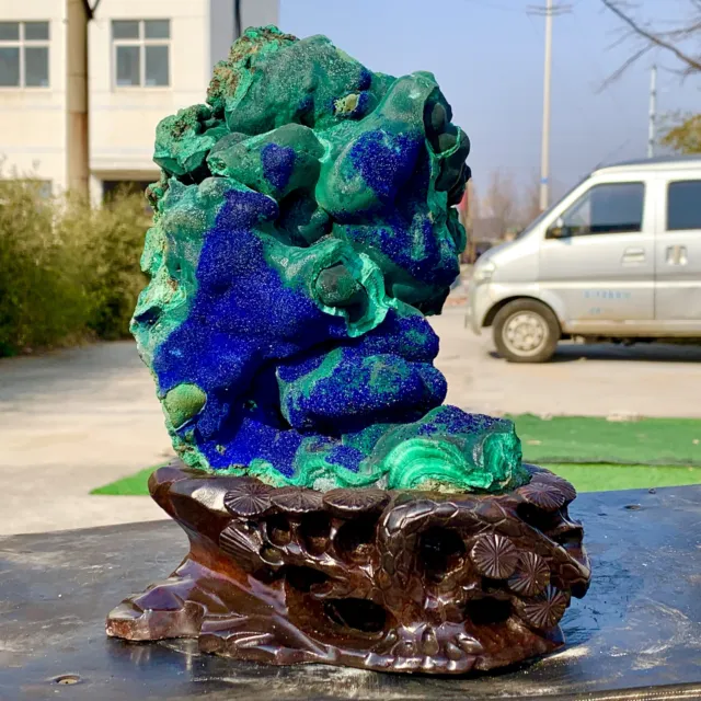 11.13LB BEST NATURAL Azurite/Malachite crystalminerals specimens