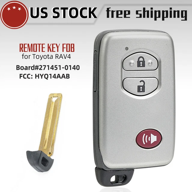 Remote Smart Hatch Key Fob For Toyota – HYQ14AAB Style, Black, With Engine Immobilization, EP-01052068
