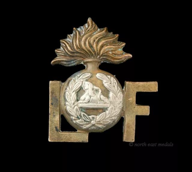 Lancashire Fusiliers, Grenade Type Shoulder Title Badge