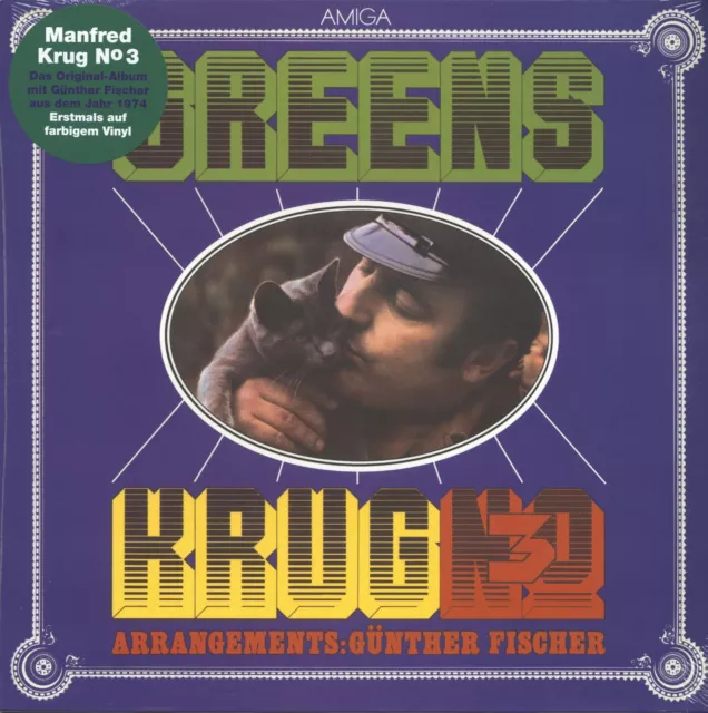 Manfred Krug - Greens - Manfred Krug No.3 (LP, Colored Vinyl) - Deutsche Oldi...