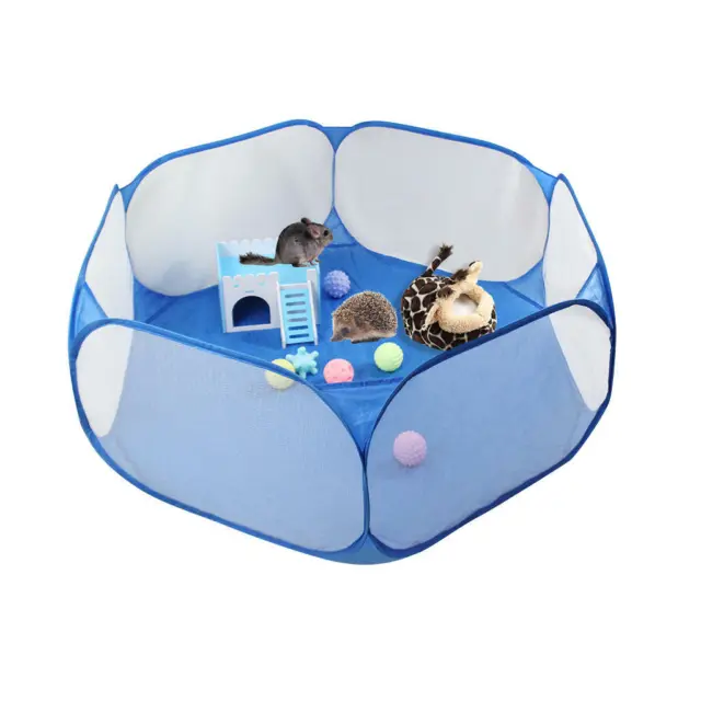 Foldable Play Pen Cage For Hamster Rabbit Guinea Pig Gerbil Mice