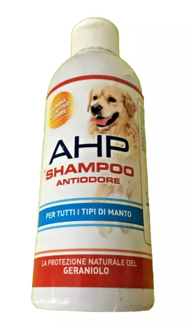 AHP Shampooing Chien Anti-odeur pour Tous Les Pr Élimine Odeur 200 ML Naturel