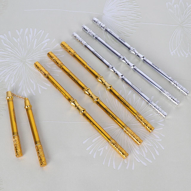 Golden Cudgel Nunchakus Pen Writing Rotating Pen Creative Stress Reliever Toy **