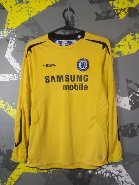 Chelsea Goalkeeper football shirt 2005 - 2006 Umbro Young Size L ig93