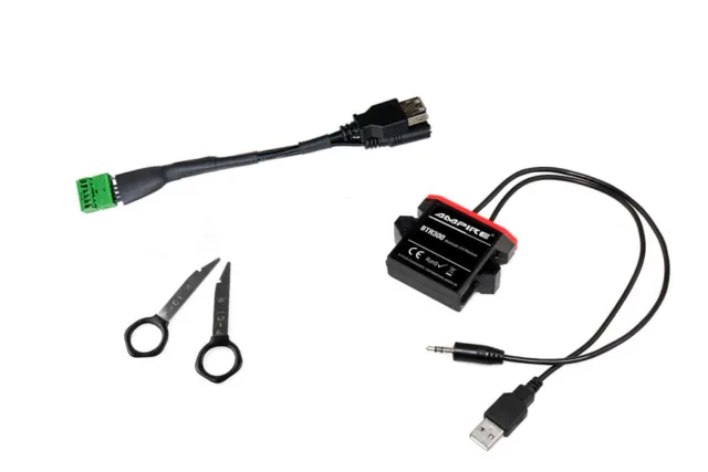 Per Audi Mmi 3G Originale Ampire Kufatec Bluetooth A2DP Interfaccia Aux Jack MP3