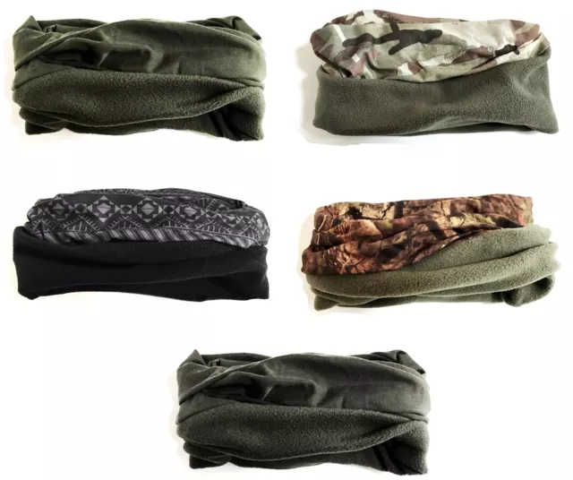 ARMY THERMAL HEADOVER fleece neck warmers head snood balaclava hat Military mask