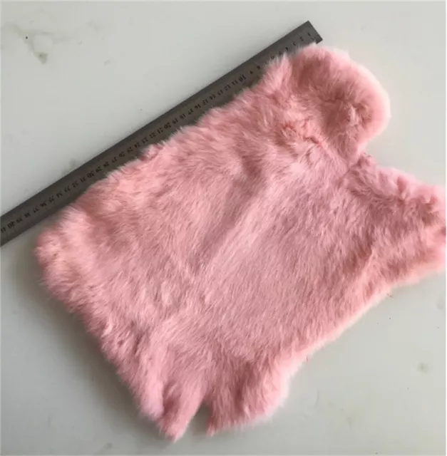 1xSoft WILD MEADOW Rabbit Skin Fur Pelts Hide for Animal Training Garments Pink 1xSoft WILD MEADOW Rabbit Skin Fur Pelts Hide for Animal Training Garments Pink