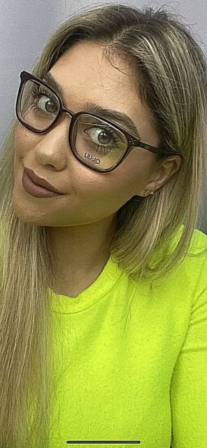 Nuevas gafas para mujer LIU JO LJ 2106 LJ2106 210 marrón mate 51 mm Rx marco D