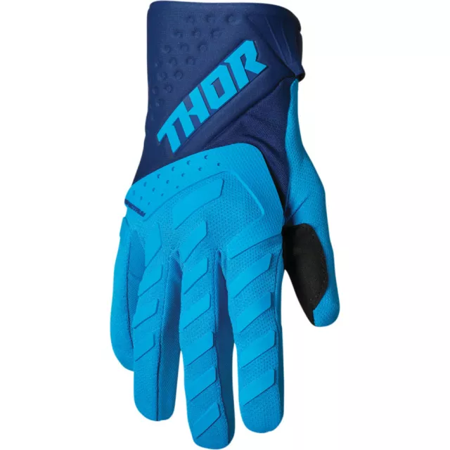 Guanto Guanti Moto Cross Enduro Thor Spectrum Blu Azzurro Taglia Xl