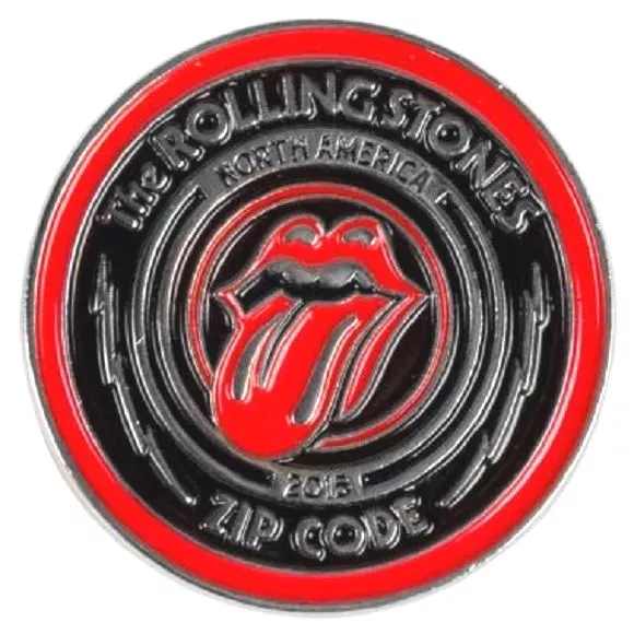 The Rolling Stones - Zip Code Tour 2015 - Ansteckpin - Button   Licensed