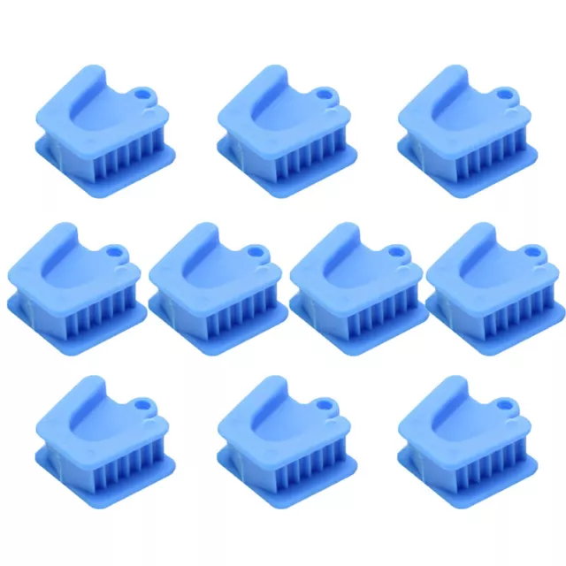 10PCS Dental Silicone Mouth Prop Bite Block Rubber Opener Retractor Medium Size