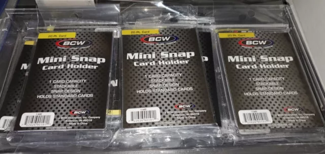 BCW Mini Snap Card Holder (1-MS)