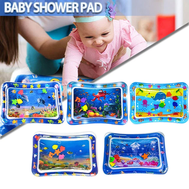 Tummy Time Inflatable Baby Water Play Mat for Kids Girl & Boy 3-9 Months *