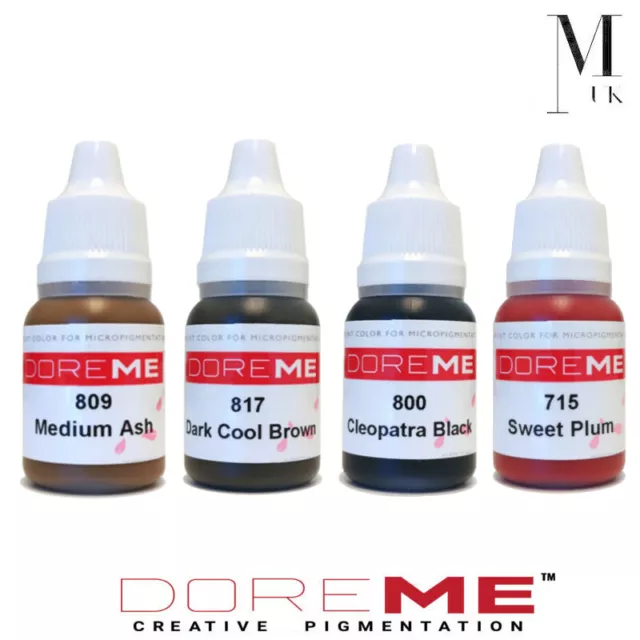 DOREME Pigment ORGANIC Range Complete PMU Tattoo Ink Machine LIP BLUSH 10ml