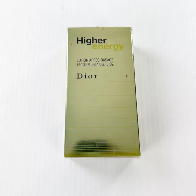 Christian Dior Higher Energy After Shave Lotion 3.4 Fl Oz