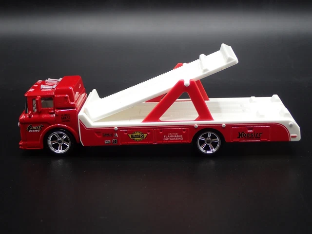 FORD COE C800 Ramp Truck Multi Car Hauler Hoosier 1:64 Scale Diecast ...