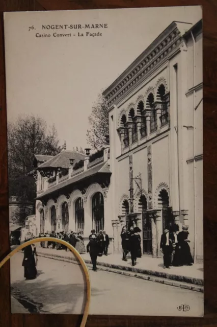 1920's CPA AK NOGENT sur Marne Casino Covered Travel Animated