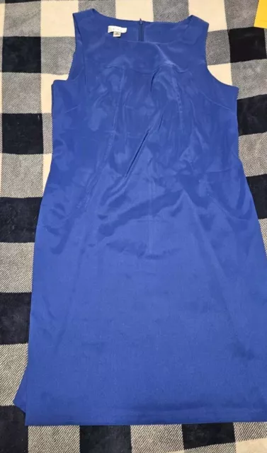 Alyx Womens Blue Sleeveless Sheath Dress Size 16