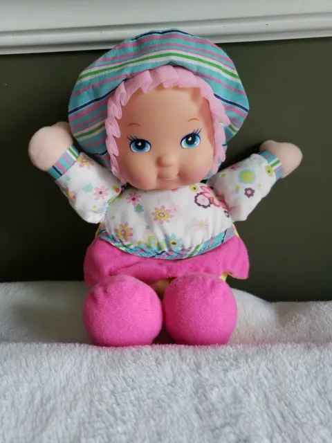 Goldberger Babys 1st Doll 10" Plush Stuffed Flowerkins Infant Girl Plush