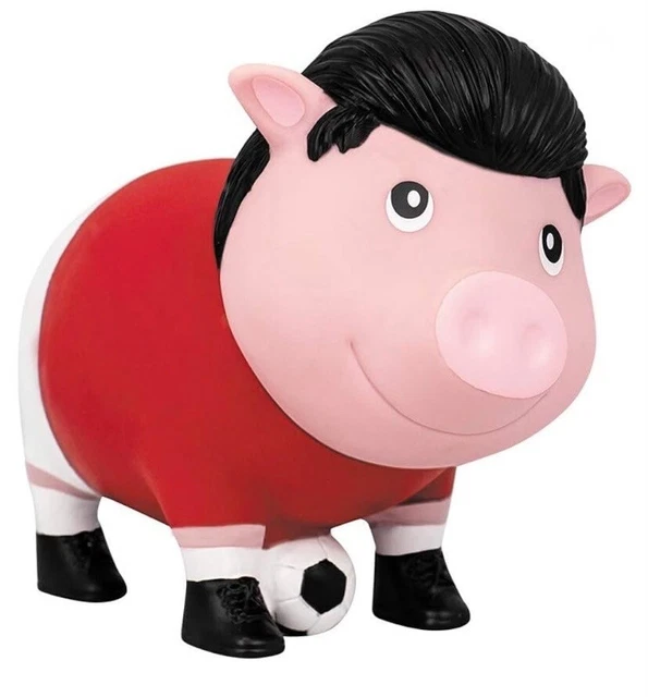 LiLaLu 9000 Biggys Salvadanaio Unicorno, Testa Girevole, PVC Rosa, 16,5 Cm, Portafortuna E Regalo - 5