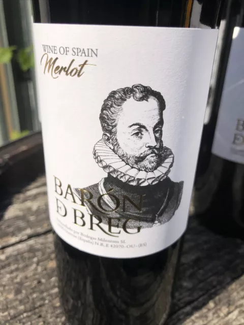 6x0.75I Baron deBreg neu jetzt auch als 100% Merlot 2022🇪🇸🍷kirschweinweichig