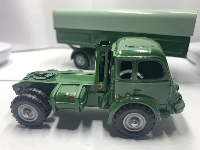 Ancien Renault CIJ Tracteur Routier Avec Sa Remorque 1/43 en T.B.E.G.
