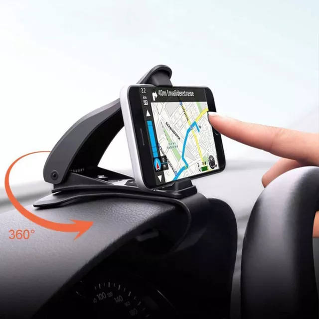 TD® Support de téléphone portable voiture ventouse rotation 360 degrés –