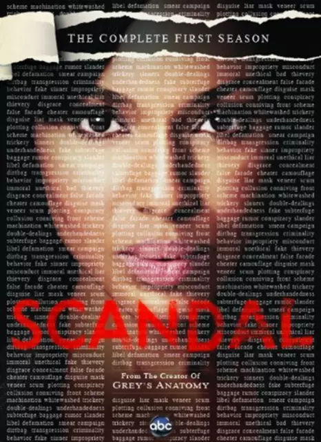 Scandal: The Complete First Season DVD POLITICAL THRILLER (2012) Amazing Value