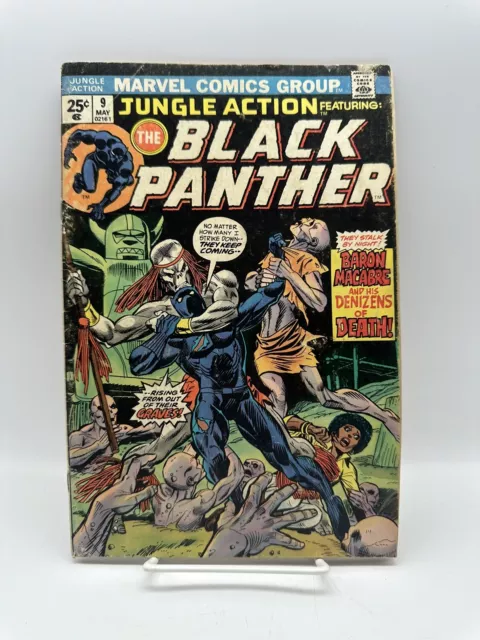 JUNGLE ACTION #9  (May 1974, Marvel) GIL KANE COVER