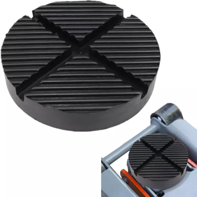 Adaptador de almohadilla de goma con ranura cruzada para carro de automóvil de 3 toneladas para elevación de soldadura pellizcada