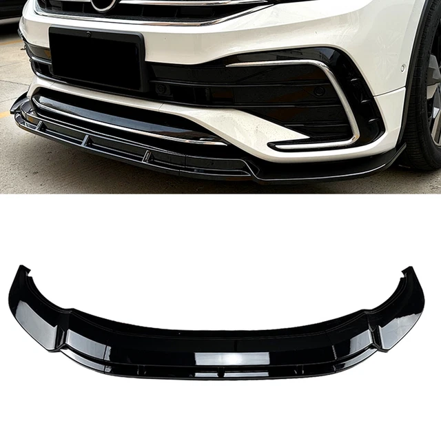 Front Stoßstange Spoiler Lip Für Volkswagen Tiguan Rline 2021 2022-2023 Schwarz